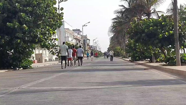 Puducherry Beach Road opened today 