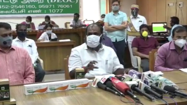 Madurai People dont fear coronavirus numbers says minister R.B Udayakumar 