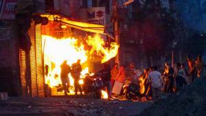 9 killed in delhi riots and they were forced to chant jai shri ram, says police 