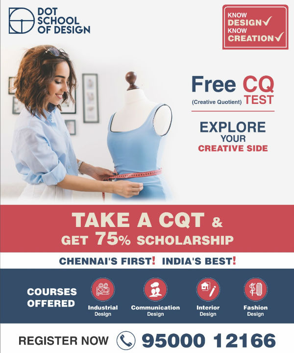 DOT School of Design gives you the chance to create your future in the Design field DOT School of Design gives you the chance to create your future in the Design field