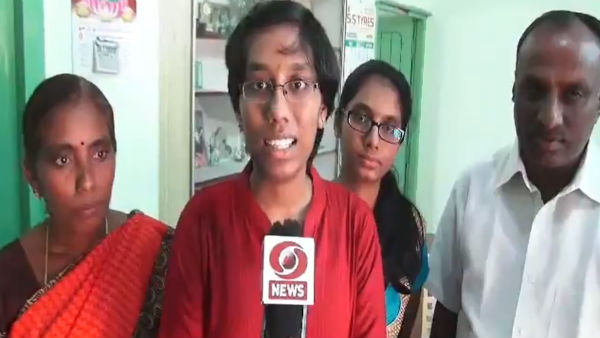 PM Modi interacts with Namakkal student Kanika 