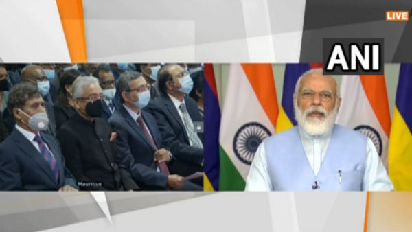 PM Modi inaugurates Mauritius SC building with Pravind Kumar Jugnauth PM Modi inaugurates Mauritius SC building with Pravind Kumar Jugnauth