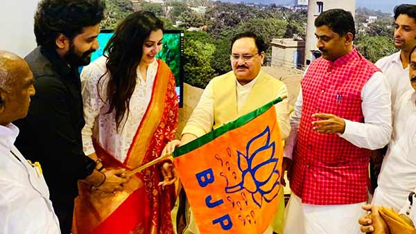 actress namitha says, bjp gave surprise to me 