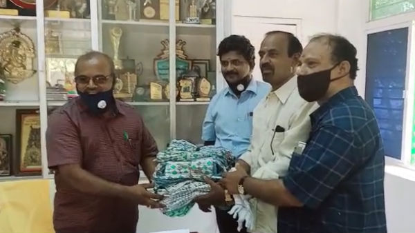Inspiration: Theni school old students gifts 500 face masks 