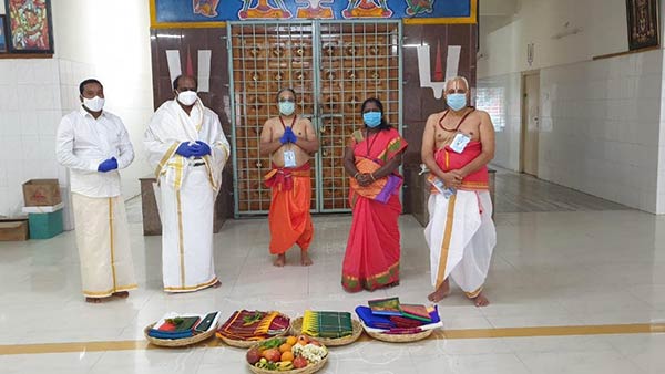  Vasthirams was given to Tirupati Devasthanams by Trichy Srirangam