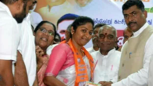 Sandalwood smuggler Veerappans daughter gets Post in TN BJP
