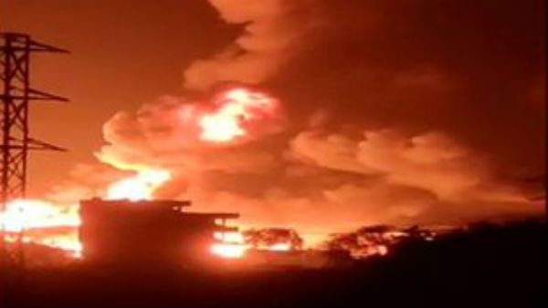 Telangana: Massive blaze at polymer unit warehouse in Sangareddy, no injuries 
