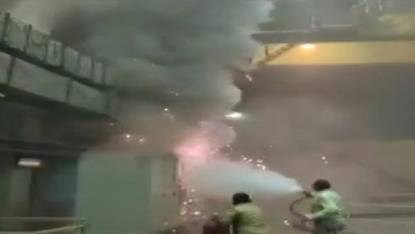 Fire at Telangana Srisailam power station; 9 feared trapped 