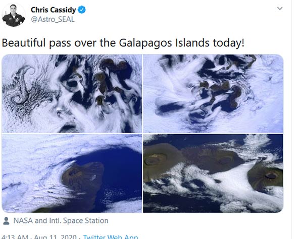 Galapagos Islands picture taken from space leaves netizens awe-struck