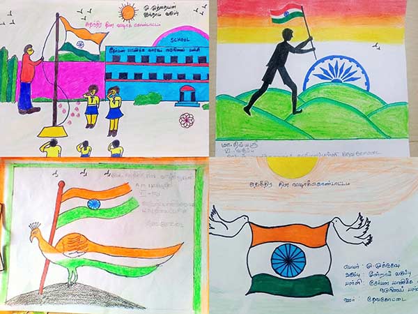 Independence Day Competitions: School students participating online