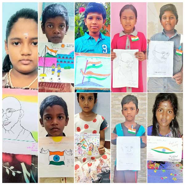 Independence Day Competitions: School students participating online