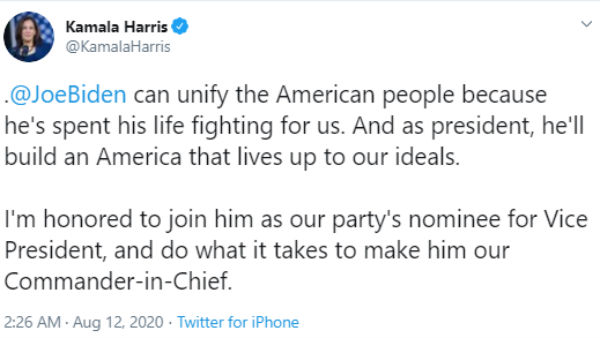 Kamala Harris says that Trump thinks this country belongs to him 