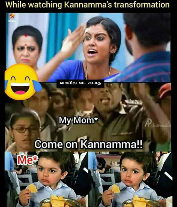 Viral Memes Collection on Bharathi Kannamma serial