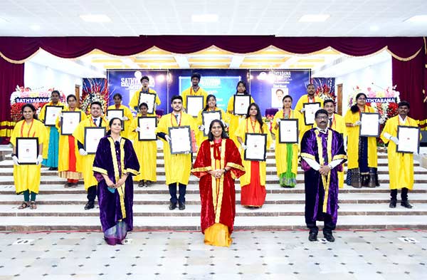 CM participated in 29th Graduation Ceremony of Sathyabama Deemed university