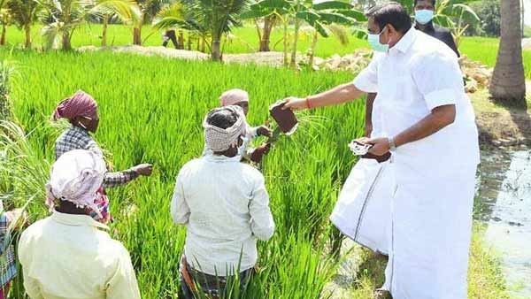 எடப்பாடி பழனிச்சாமியின் விவசாயி கோஷம் 