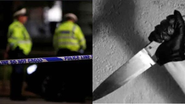 Many people feared to stabbed in England Birmingham City Center Many people feared to stabbed in England Birmingham City Center