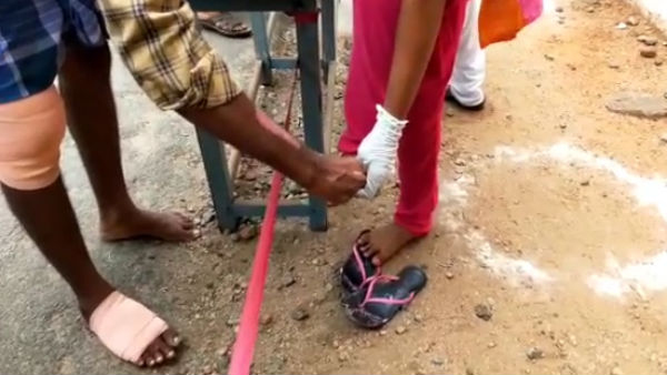 Newly weds woman remove Tali and metti wrote the NEET exam 