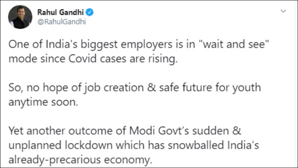 Modi Govt’s ‘well-planned fight’ against Covid has put India in an abyss of says Rahul Gandhi Modi Govt’s ‘well-planned fight’ against Covid has put India in an abyss of says Rahul Gandhi