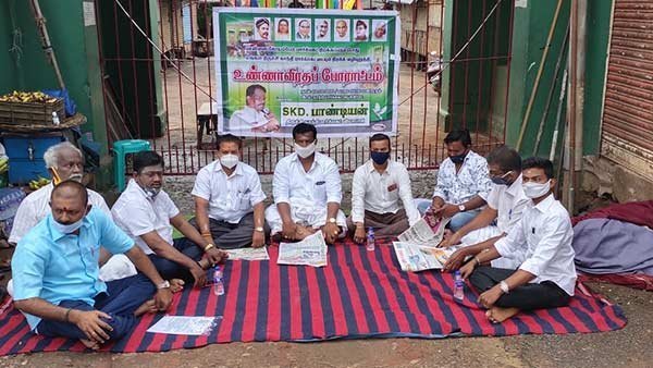 32 traders arrested for trying to open Trichy Gandhi Market 