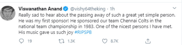 SP Balasubrahmanyam death twitter reactions from Rahul Gandhi MK Stalin Latha mangeshkar 