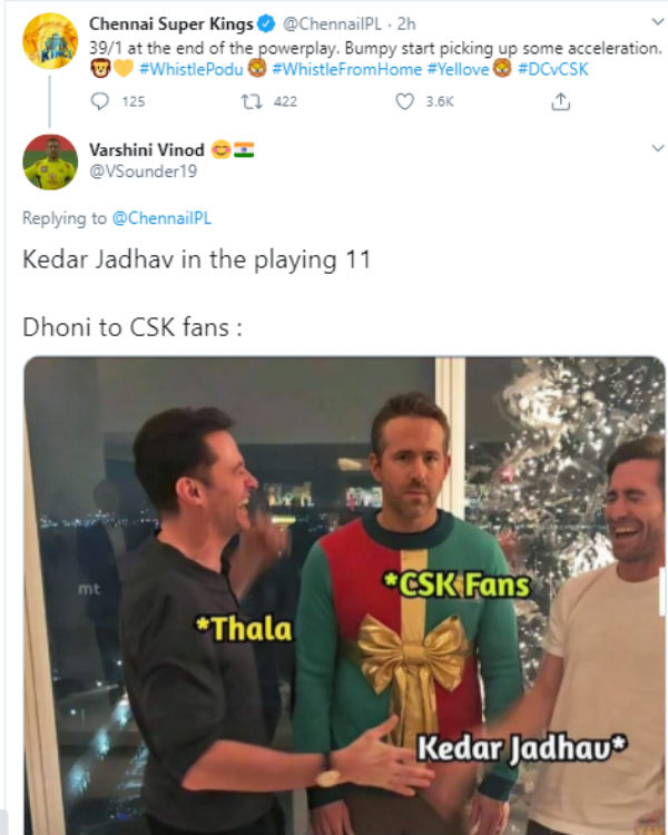 சிஎஸ்கே ரசிகர்கள் 