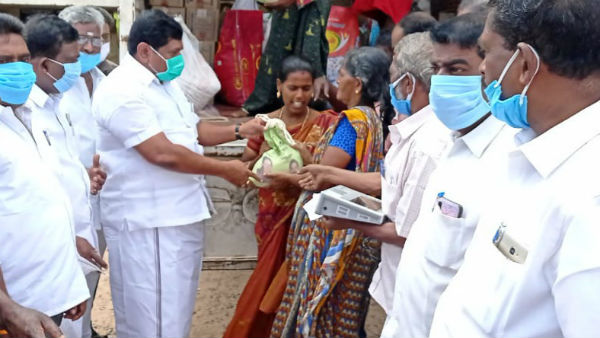 Radhapuram constituency fishermen condoles demise of CM Edappadi Palaniswamis mother 