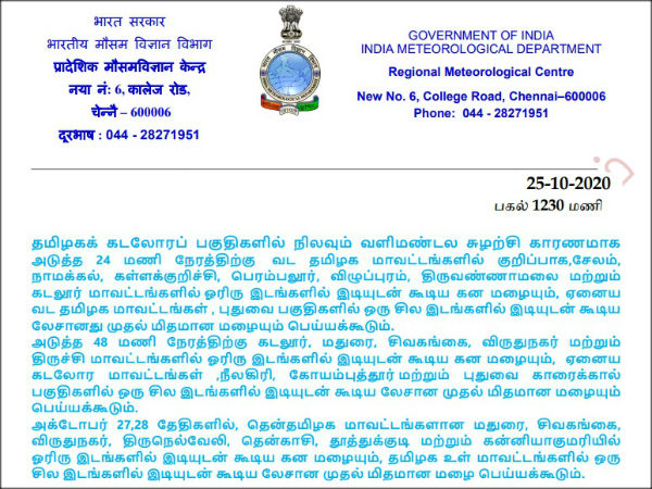 7 மாவட்டங்களுக்கு எச்சரிக்கை 