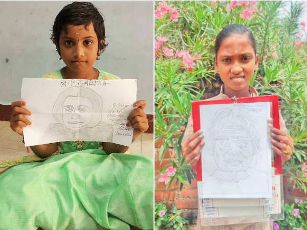 APJ AbdulKalam birth anniversary Devokottai School students Celebration online 