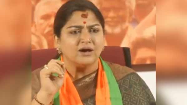 குஷ்பு பிரஸ் மீட் 