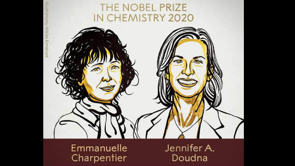 The 2020 Nobel prize in chemistry has been awarded to two women scientists The 2020 Nobel prize in chemistry has been awarded to two women scientists