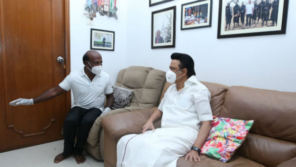 MK Stalin condolences for the demise of M. Subramanians son M.S. Anbazhagan 