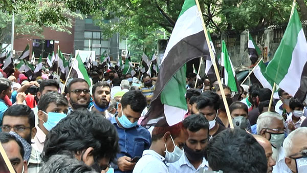 Tamil Nadu Tawheed Jamaat protested in Chennai against Babri Masjid verdict 