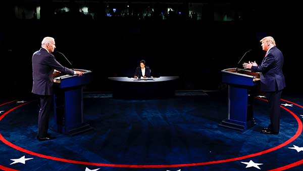 டிரம்ப்- ஜோ பிடன் விவாதம் டிரம்ப்- ஜோ பிடன் விவாதம்