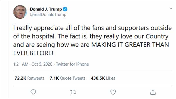 Making it greater than ever before says Trump Making it greater than ever before says Trump