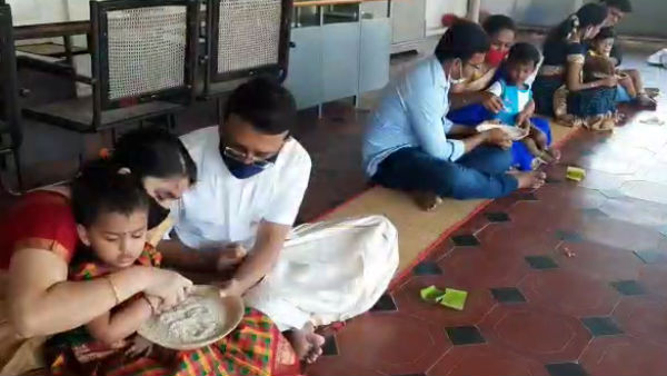 Vijayadasamy enthusiastic celebration: Vidyarambam commotion for children in temples 