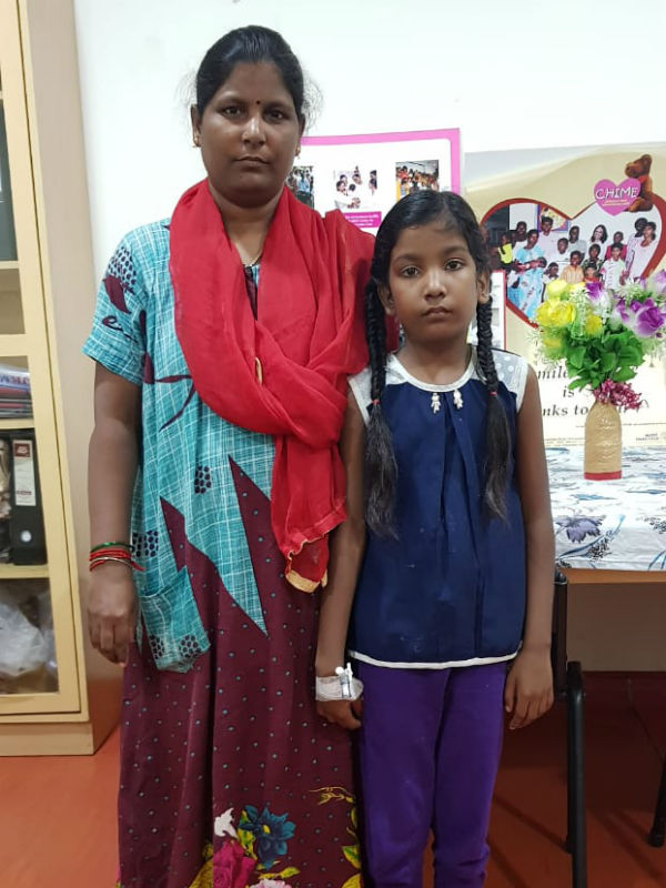 Help 10 year old Harishma recovered from Single Ventricular Unbalanced 