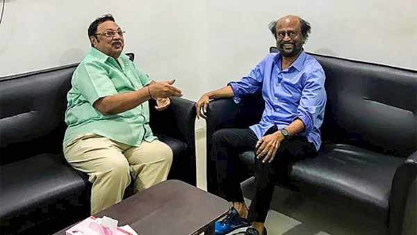 அழகிரியை தள்ளிவிட்ட ரஜினிகாந்த் 