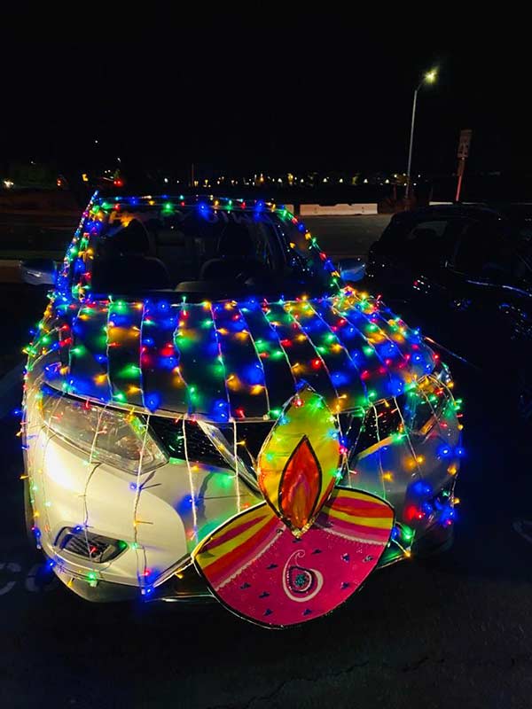 Indian American Community in California State gathered for Diwali Car Parade