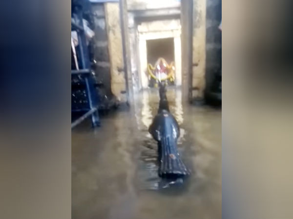 Heavy rains in the Western Ghats - floods in Tamiraparani river and Courtallam falls 