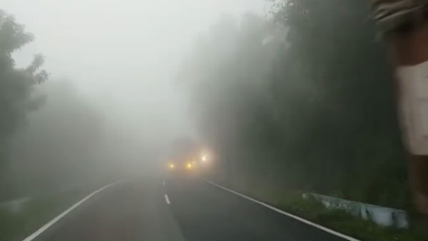 Dhimbam hill fog stops vehicle movements 