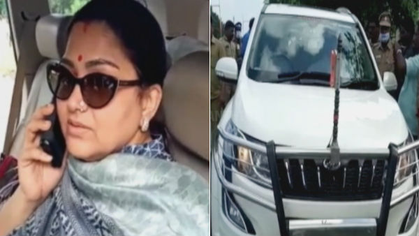 Car crash on container lorry - Khushbu escapes by Murugan Arul 