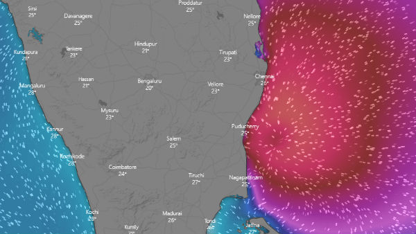 The eye area does not form for the Nivar Cyclone - said the Meteorological Center 
