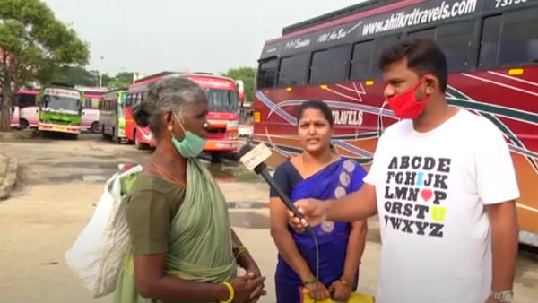  Chennai Koyambedu omni bus stand looks deserted without passengers 