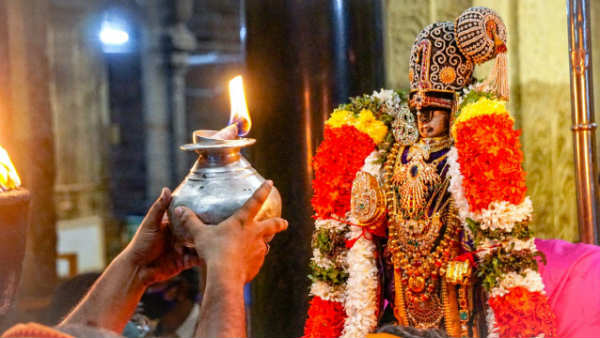 Oonjal Festival at Srirangam Temple 