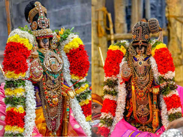 Oonjal Festival at Srirangam Temple 