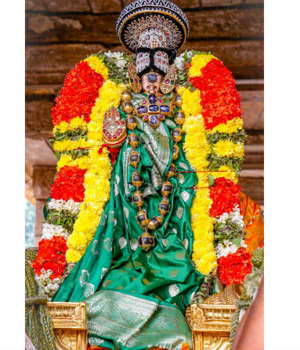 Srirangam Ranganathar temple Oonjal Festival Theerthavari 