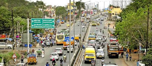 When will the Thiruverumbur service road problem be resolved? 