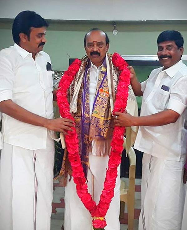 Trichy Manokaran appointed as AMMK Treasurer Trichy Manokaran appointed as AMMK Treasurer