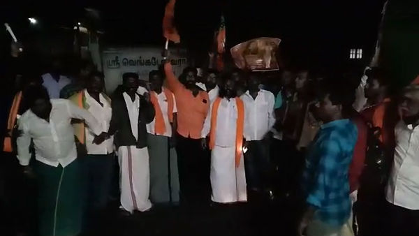 Police arrested 50 people, including BJP state secretary Meesai Arsunan over vel yathra 