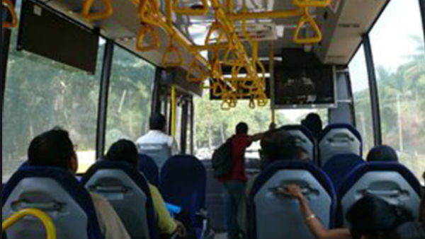 பஸ்களில் நின்று பயணிக்க முடியாது 